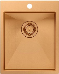 Стоманена мивка RUSSEL 90 COPPER