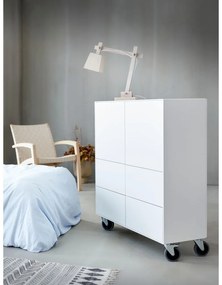 Бял висок скрин 91x103 cm Edge by Hammel - Hammel Furniture