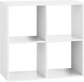 Рафт 5five Mix'n Modul, 4 отделения, Бял