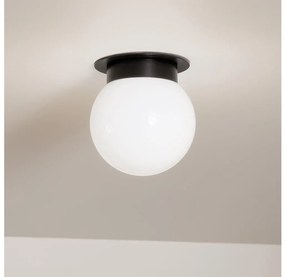 Kichler KL-ALBERS-F-G-BK-Плафон ALBERS 1xE27/40W/230V Ø20,3 см черен