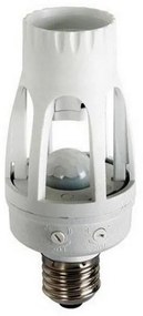 GTV CR-CR6000-00 CR-6 IR датчик движение, фасунга, max.60W, LED, 360*, R3m, h2-3,5m, IP20 бял