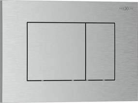 Mexen Tex 02 бутон за промиване, четкан никел - 6102-10