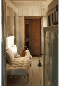 Бежов ленен диван 200 cm Pace - Karup Design