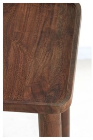 Странична масичка от масивна акация 42x42 cm Qiano – Light &amp; Living