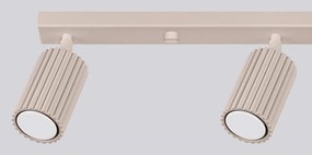 Кафяво-сив метален прожектор 6,5x81 cm Gleam – Sollux