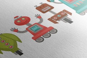Картина на платно – Семейство роботи