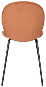 Трапезни столове в тухлен цвят в комплект от 2 броя Bonnet - Zuiver