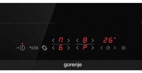 Керамичен плот за вграждане Gorenje ECT643BX, 7000W, 4 HiLight зони, 9 степени, FishZone, Таймер, Електрически, Черен