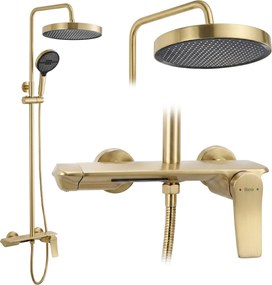 Комплект за душ Rea Vision Brush Gold