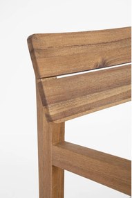 Градински стол от масивно дърво в естествен цвят Rodano – Bizzotto