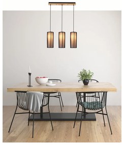 Висящо осветително тяло с текстилен абажур Kioto – Candellux Lighting