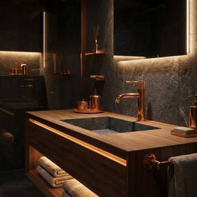 Смесител за мивка Rea Venti Copper Low