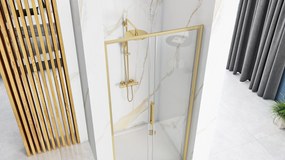 Врати за душ кабини REA Rapid Slide 110 Gold Brush