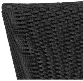 Черно кресло тъкано Carson – Actona