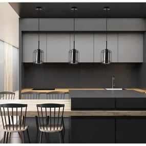 Черно висящо осветително тяло ø 15 cm Jonera - Candellux Lighting