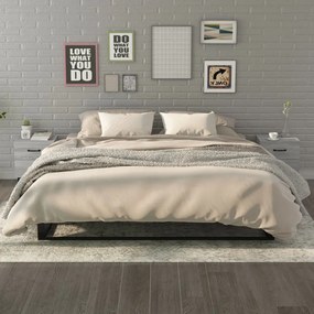 817294 vidaXL Нощни шкафчета, 2 бр, сив сонома, 40x35x47,5 см