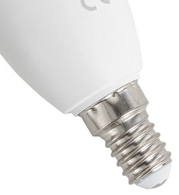 Димируема LED крушка E14 C37 Опал 4.9W 470lm 2700-6500K