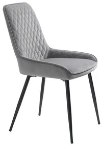 Сив трапезен стол Milton - Unique Furniture