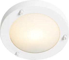 Модерна таванна лампа бяла 18 см IP44 - Yuma