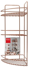 Ъглов рафт за баня с три етажа Copper - Metaltex