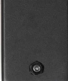 Външна стенна лампа черна IP44 с датчик за здрач-зоря - Denmark