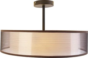 Смарт таванна лампа кафява с бяло 50 см 3 светлини вкл. 3 Wifi A60 - Drum Duo