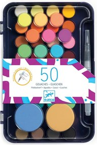 Djeco - Комплект боички за рисуване 50 цвята DJ09784G