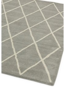 Сив ръчно изработен вълнен килим 120x170 cm Albany – Asiatic Carpets