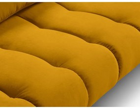 Жълт кадифен диван Octave - Interieurs 86
