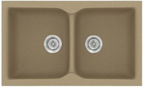 Мивка Sanitec 340-Metallic Cream