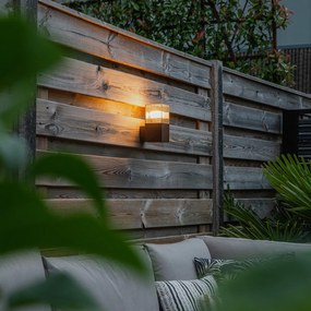 Индустриален външен стенен аплик ръждяво кафяв IP44 - Denmark