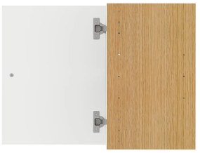 Бял компонент с врата 33x43 cm Z Cube - Tenzo