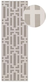 Сиво-кремава пътека 80x240 cm Perles Onyx – Elle Decoration