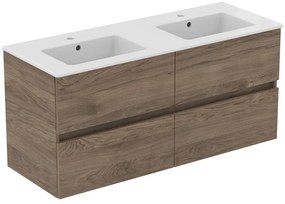 Стенен шкаф за мивка от декор от орех в естествен цвят 120x55 cm Eurovit+ – Ideal Standard