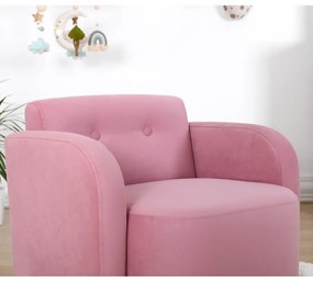 Розово детско кресло Volie – Artie