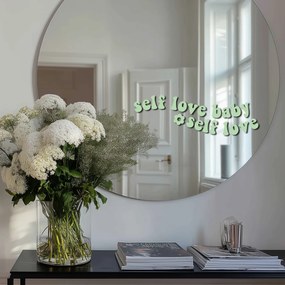 Стикер за огледало S25 – Self love baby 89x29