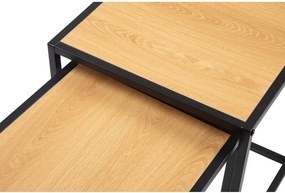 Странични масички в комплект 2 бр. от декор от дъб 38x38 cm Noah – Bonami Essentials