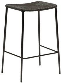 Черен бар стол със стоманени крака DAN-FORM , височина 68 см Stiletto - DAN-FORM Denmark