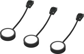 Osram - Комплект 3x LED подшкафно осветително тяло UNDERCABINET LED/3W/230V 3000K черно