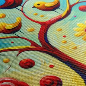 Картина на платно – Цветно дърво на живота