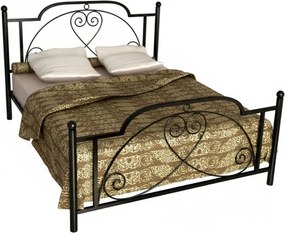 Легло Ellie-90x200-Black-Με ποδαρικό