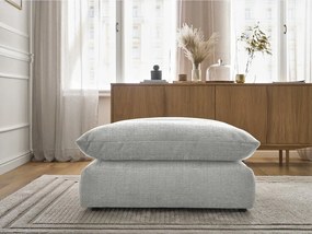 Светлосива шенилова табуретка Neil – Bobochic Paris