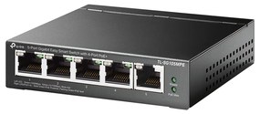 Комутатор TP-Link TL-SG105MPE 5-портов Gigabit Easy Smart Switch с 4 порта PoE+