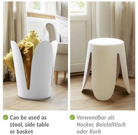 Бял пластмасов стол Comiso – Wenko