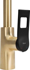Смесител за кухня Rea SOUL Gold Black