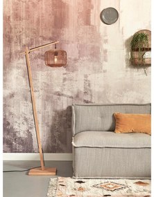 Подова лампа с абажур от ратан в естествен цвят (височина 150 см) Tanami - Good&amp;Mojo