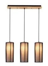 Висящо осветително тяло с текстилен абажур Kioto – Candellux Lighting