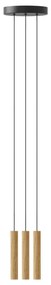 LED висяща лампа с дървен абажур ø 3 cm Chimes - UMAGE