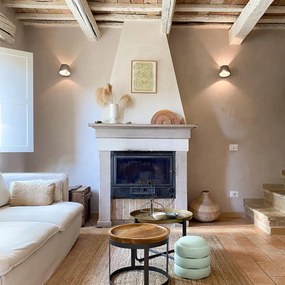 Индустриална Стенна Лампа от Бетон със Светлинен Ефект - Купа