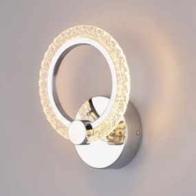 СТЕННА ЛАМПА LED LHJ067-W CHROME